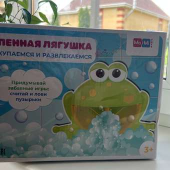 Игрушка для ванны Ma-Mi Toys Лягушка пенный генератор для купания: отзыв пользователя Детский Мир