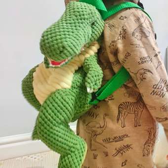 Игрушка-рюкзак ПЛЮШЛЕНД динозавр Тираннозавр Рекс 38см: отзыв пользователя Детский Мир