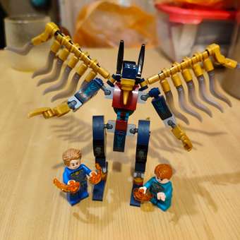 Конструктор LEGO Super Heroes Воздушное нападение Вечных 76145: отзыв пользователя Детский Мир