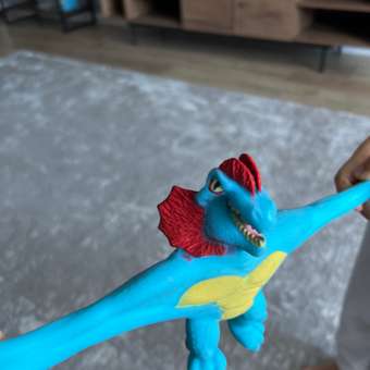 Игрушка-тягун 1Toy Monster Flex Dino Дилофокс Т22691-7: отзыв пользователя Детский Мир