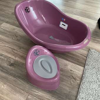 Ванночка для купания AmaroBaby Raft фиолетовая: отзыв пользователя Детский Мир