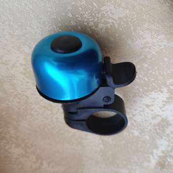 Велосипедный звонок Ripoma миниатюрный синий: отзыв пользователя Детский Мир