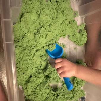 Кинетический Волшебный песок Ведро 2.4кг. зеленый: отзыв пользователя Детский Мир