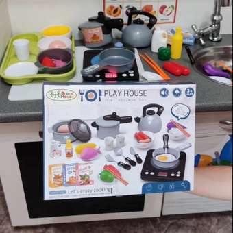 Игровой набор GRACE HOUSE Детская кухня со светом звуком и игрушечные продукты: отзыв пользователя Детский Мир