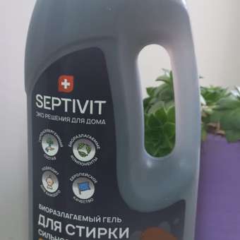 Гель для стирки SEPTIVIT Premium для Сильнозагрязненного черного белья Extra Clean 1л: отзыв пользователя Детский Мир