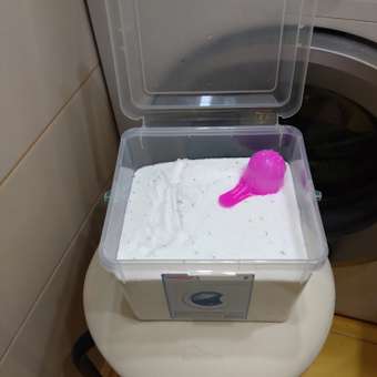 Ведро для стирального порошка Econova 235х210х162 мм 5300 мл прозрачное: отзыв пользователя Детский Мир