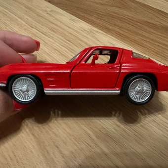 Автомобиль Mobicaro Chevrolet Corvette Stingray Split Window 1:32 голубой: отзыв пользователя ДетМир