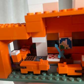 Конструктор LEGO Minecraft Лисья хижина 21178: отзыв пользователя Детский Мир