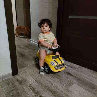Каталка BabyCare Speedrunner музыкальный руль желтый: отзыв пользователя Детский Мир