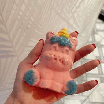 Бомбочка для ванны BOOM SHOP cosmetics Крошка Единорог 120г: отзыв пользователя Детский Мир