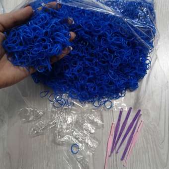Резинки для плетения Uniglodis Цвет синий: отзыв пользователя Детский Мир