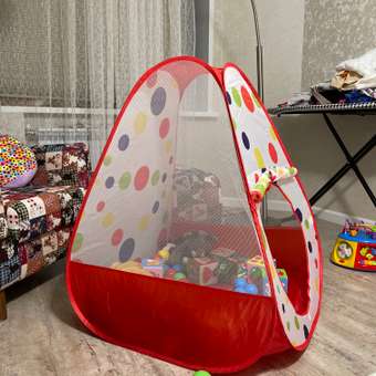 Детская палатка Наша Игрушка игровая 90*90*90 см в сумке: отзыв пользователя Детский Мир