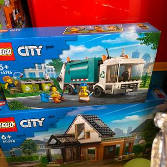 Конструктор LEGO City Грузовик для переработки отходов 60386: отзыв пользователя Детский Мир