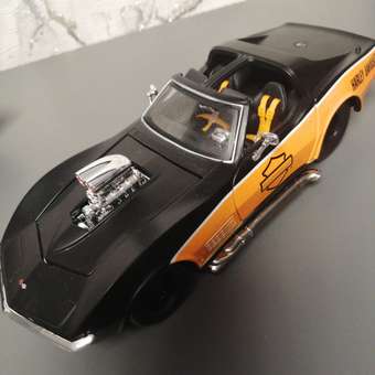 Машина MAISTO 1:24 Corvette 1970 Черный-Оранжевый 32193: отзыв пользователя ДетМир