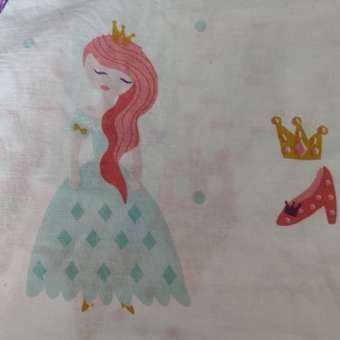 Комплект постельного белья Babyton Принцесса 3предмета PRT-4: отзыв пользователя Детский Мир
