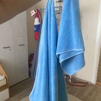 Комплект полотенец Bravo Смарт 35х75 см и 70х140 см синие: отзыв пользователя Детский Мир