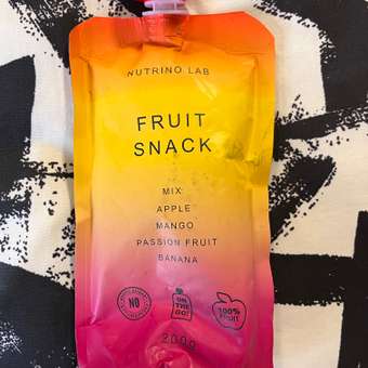 Пюре фруктовое Nutrino Lab Яблоко манго маракуйя банан 200 гр: отзыв пользователя Детский Мир