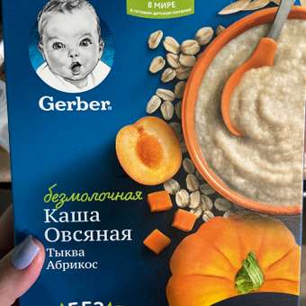 Каша безмолочная Gerber овсяная тыква-абрикос 180г с 5месяцев: отзыв пользователя ДетМир