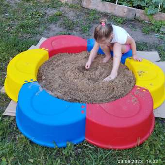 Песочница Русский стиль детская Классика диаметр 145 см: отзыв пользователя Детский Мир