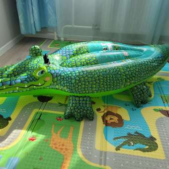Игрушка надувная Bestway Крокодил для катания верхом 41477: отзыв пользователя ДетМир