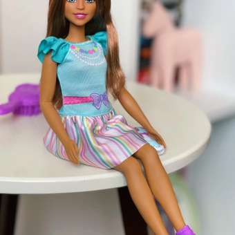 Кукла Barbie Брюнетка с зайкой HLL21: отзыв пользователя ДетМир