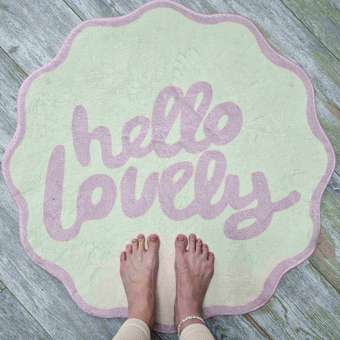Коврик комнатный FUTURINO Home Hello lovely: отзыв пользователя Детский Мир