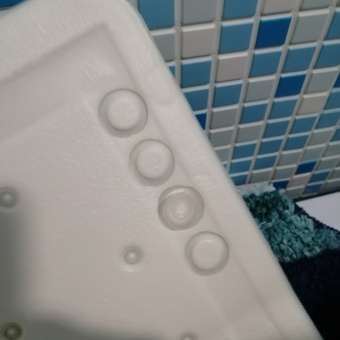 Коврик для ванной детский VILINA противоскользящий 37х70 см. с присосками Черепашка: отзыв пользователя Детский Мир
