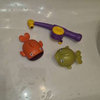 Игровой набор для купания BOSSTOYS Магнитная рыбалка для ванны: отзыв пользователя Детский Мир