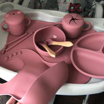 Набор посуды PlayKid розовый: отзыв пользователя Детский Мир