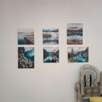 Комплект картин на холсте LOFTime Горы 6 шт 30х40 см: отзыв пользователя Детский Мир