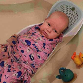 Горка для купания ANGELCARE Bath Support Mini светло-голубая: отзыв пользователя Детский Мир