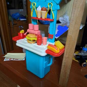 Игровой набор Altacto Бургерная 53х13х37 см в чемодане голуб: отзыв пользователя Детский Мир
