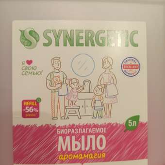 Мыло жидкое Synergetic 5.264 г 5000 мл: отзыв пользователя Детский Мир
