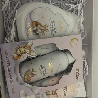 Подарочный набор для малыша Zeitun Мой Первый Подарок гель для купания массажное масло крем под подгузник: отзыв пользователя Детский Мир