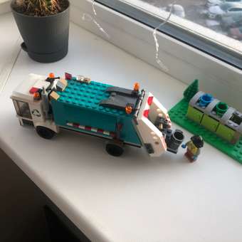 Конструктор LEGO City Грузовик для переработки отходов 60386: отзыв пользователя Детский Мир