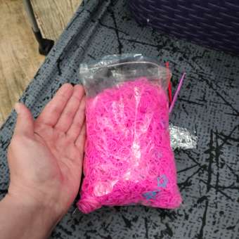 Резинки для плетения Uniglodis Цвет розовый: отзыв пользователя Детский Мир