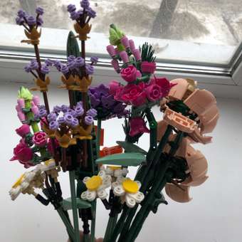 Конструктор LEGO Botanicals Букет цветов блочный: отзыв пользователя Детский Мир