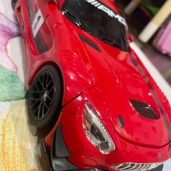 Машинка на радиоуправлении Rastar Mercedes-AMG GT3 Трансформер Красная: отзыв пользователя Детский Мир