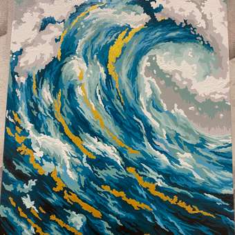 Картина по номерам Это просто шедевр SHE025 Океанская волна: отзыв пользователя Детский Мир