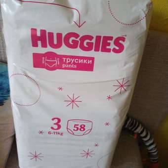 Подгузники-трусики для девочек Huggies 3 6-11кг 116шт: отзыв пользователя ДетМир