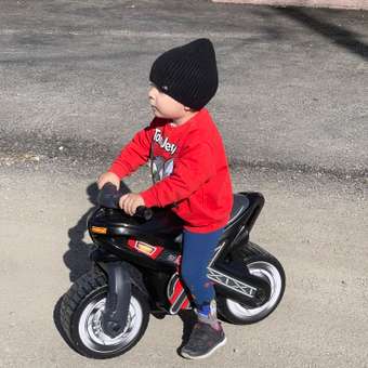 Каталка Полесье Мотоцикл Чёрный 80615: отзыв пользователя Детский Мир