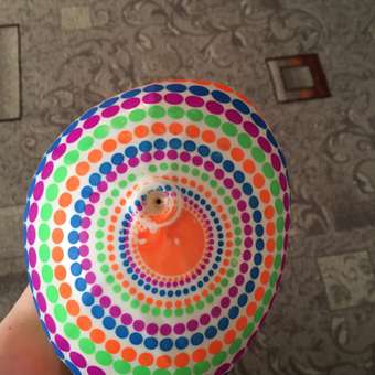Мяч 1 TOY ПВХ в яркой узорчатой расцветке: отзыв пользователя Детский Мир