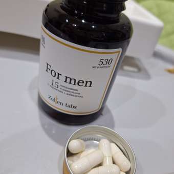 Витамины для мужчин Zolten Tabs комплекс витаминов для занятий спортом и мужского здоровья 60 капсул: отзыв пользователя Детский Мир