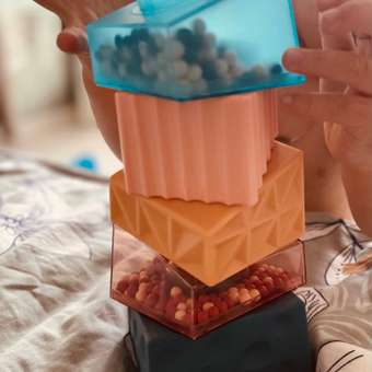 Пирамидка детская MyMoon Развивающие игрушки тактильные: отзыв пользователя Детский Мир