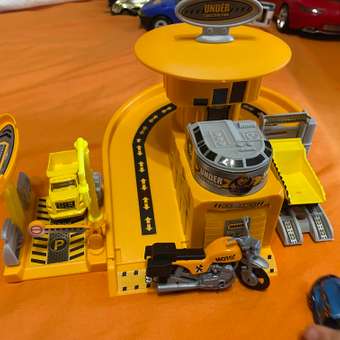 Гараж Funky Toys Строительная техника многоуровневый: отзыв пользователя ДетМир