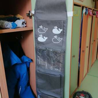 Кармашки Всё на местах в садик для детского шкафчика Киты: отзыв пользователя Детский Мир