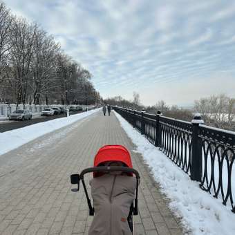 Накидка утепленная для колясок и санок StrollerAcss бежевый: отзыв пользователя Детский Мир