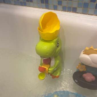 Набор игрушек для ванной ABtoys Динозаврик-фонтан с динозавриком: отзыв пользователя Детский Мир