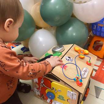 Игрушка KimToys бизиборд Домик купить по цене 2800 ₽ в интернет ...