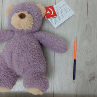 Игрушка мягкая Aurora Медведь Фиолетовый: отзыв пользователя Детский Мир